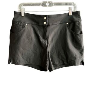 Slazenger 8 women’s black short golf shorts